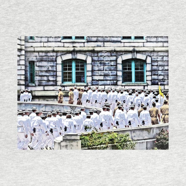 US Naval Academy - After the Noon Meal Formation by SusanSavad